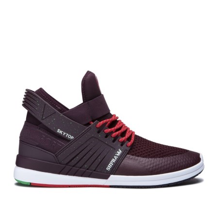 Supra Skytop V - Ανδρικα Sneakers Ψηλα - Μπορντο (GR0342)